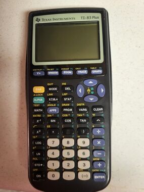 Texas Instruments TI-83 Plus Graphing Calculator - Black